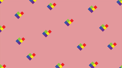 Abstract vivid vibe seamless pattern