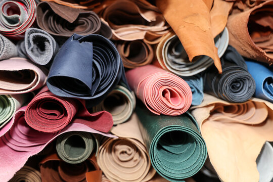 Texture pattern of assorted Rolled Leather 