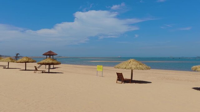 Tropical beach in Wushi Town