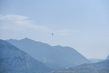 Landscape of the city of Organya in the province of Lleida in northern Spain