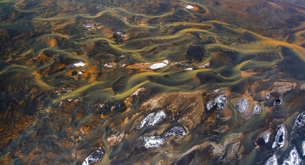 Glacial Rivers and Volcanic Sands – Iceland’s Abstract Beauty
