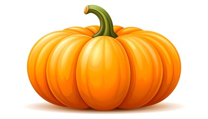 Obraz premium Orange pumpkin illustration
