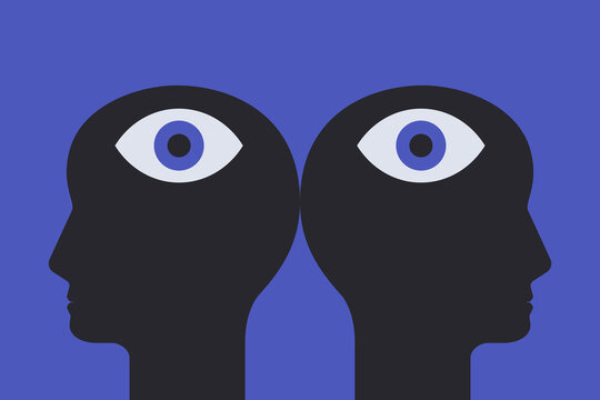 Portraits with eyes instead of brains