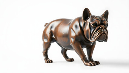 Fototapeta premium Bronze Bulldog Sculpture