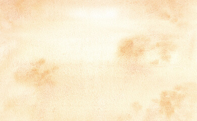 滲みがあるベージュ色の水彩テクスチャー