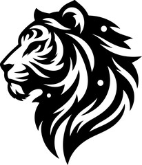 sketch vector illustration image design icon logo symbol tiger head abstract modern