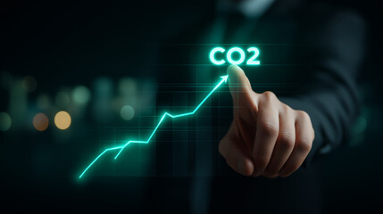 hand holding a graph