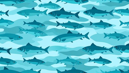 School of fish pattern