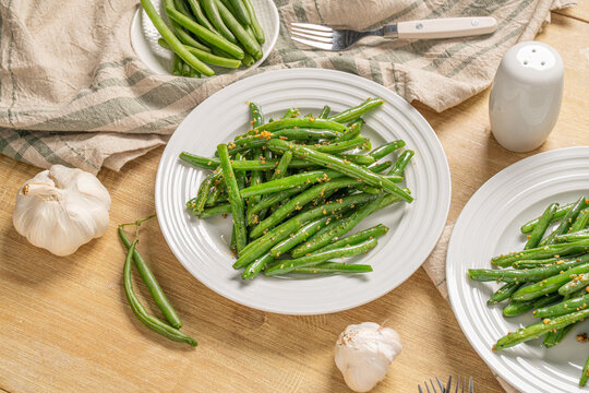 Easy Garlic Green Beans