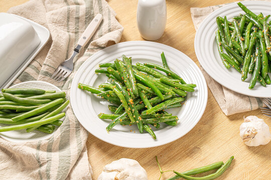 Simple Garlic Green Beans