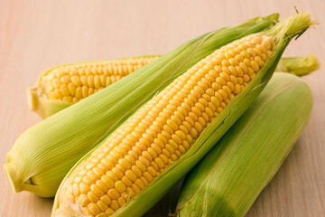 北海道産スイートコーン(とうもろこし)　Hokkaido Sweet Corn