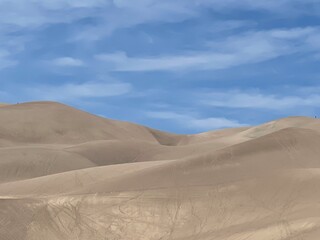 sand dunes in the desert