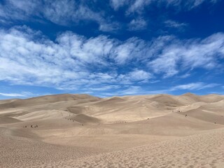 sand dunes in the desert