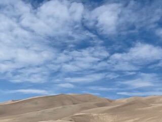 clouds over the desert