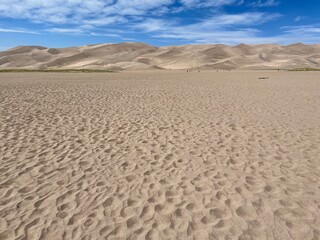 sand dunes in the desert