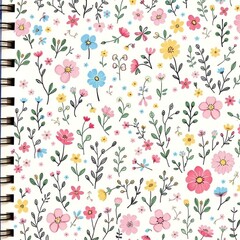 seamless pattern with flowers