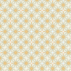 vector seamless pattern with flowers