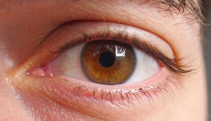 Closeup view of human eye