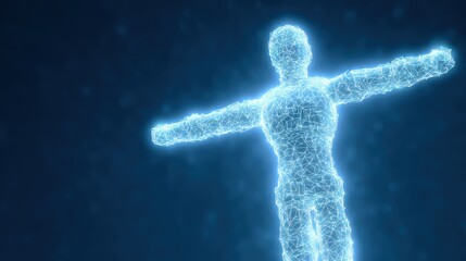 Symbolic image of digital power restructuring old economy, AI manipulation of economy