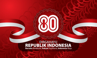 the 80th anniversary of Indonesian Independence day, the government adopted the main theme "United Sovereignty, Prosperous People, Advanced Indonesia"