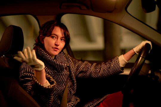 Driver Gestures During a Night Drive in a City Environment