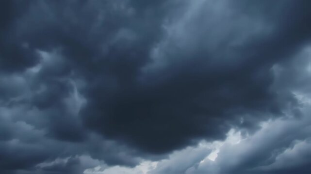 Light peeks through some cloud breaks near the bottom