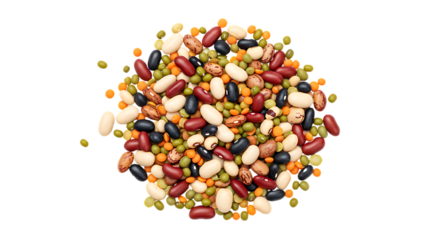 Reddish Brown Powder on a Black Background