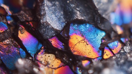 A magnified view of microscopic defects on a reclaimed silicon wafer highlighting the challenges and innovations in utilizing salvaged materials for highperformance computing.