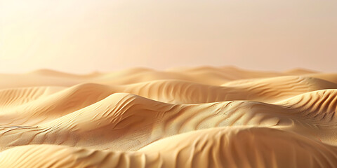 Smooth Golden Sand Dunes
