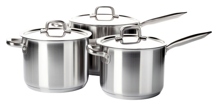 PNG Pots pans steel