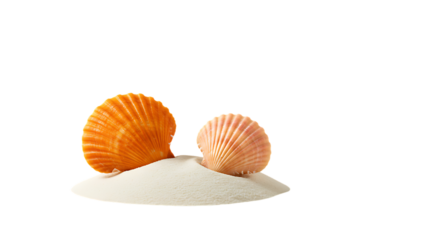 A watercolor style blob with a peach and white color scheme on a black background