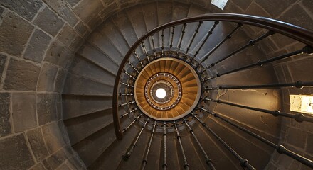 Spiral Staircase From Above