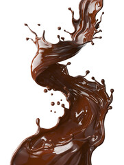 Dark Chocolate splash, Chocolate Milk or Cocoa Flowing