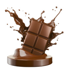 Dark Chocolate splash, Chocolate Milk or Cocoa Flowing