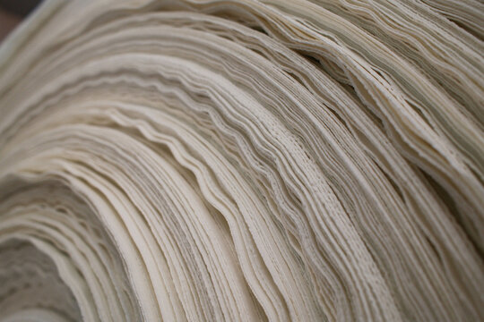 Layered Fabric Rolls