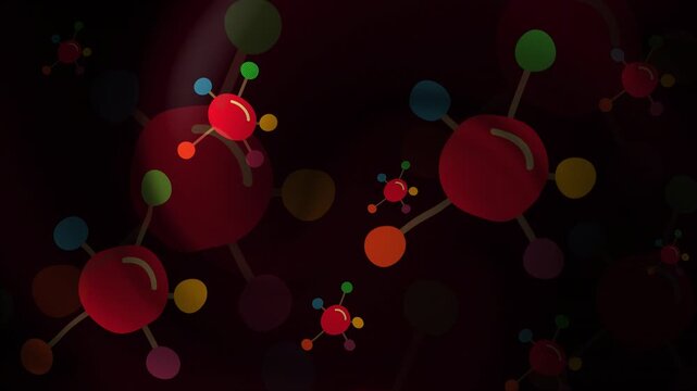 Location Mind Map Background Loop