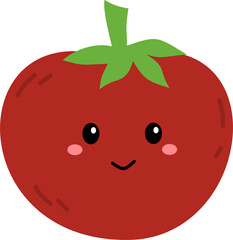 Cute Tomato, Kawaii Vegetable