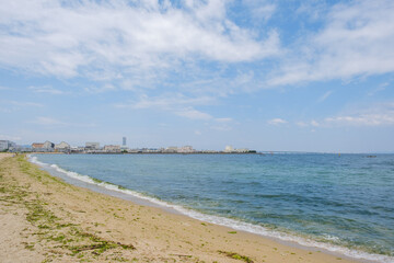 海の見える風景　二色浜　貝塚市