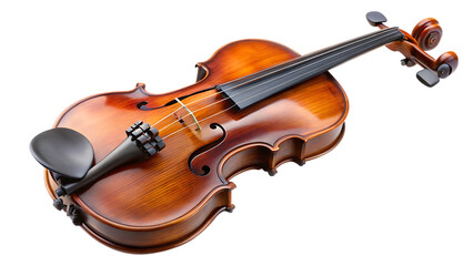 Fototapeta premium violin isolated on white background PNG , AI GENERATED