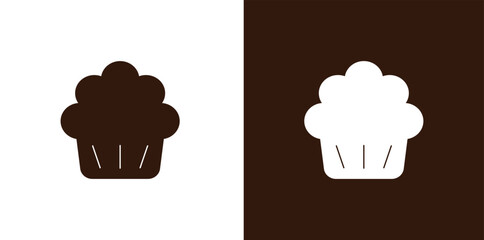 cupcake silhouette icon
