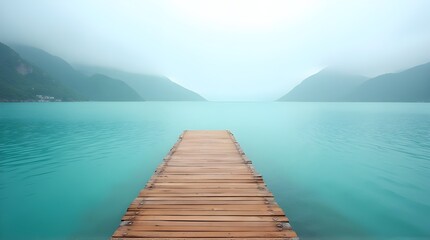 Fototapeta premium lake in the mountains