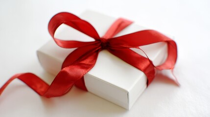 centered,bow,wrapping,packaging,shopping,product,decoration,box,holiday,ribbon,gift,white,studio,red,present,celebration,clean,festive