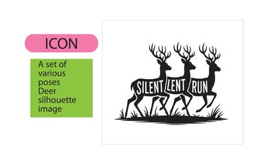 A set of deer image