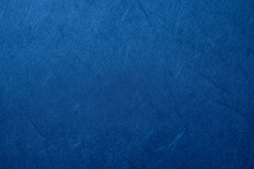 青色の和紙の背景　Blue Japanese washi paper background