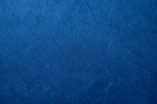 青色の和紙の背景　Blue Japanese washi paper background