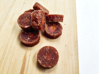 A Heap of Gula Kawung, a Traditional Asian Sweetener