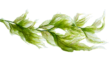 Intricate Seaweed in Vibrant Greens