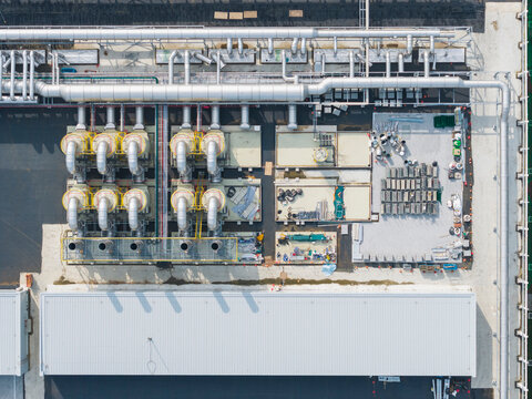 Semiconductor Factory Construction Site Overview Image