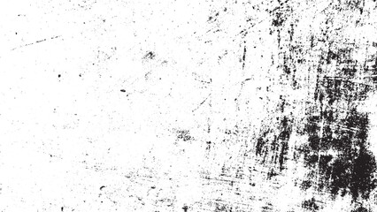 Monochrome Grunge Texture Overlay, Distressed Black and White Rough Surface