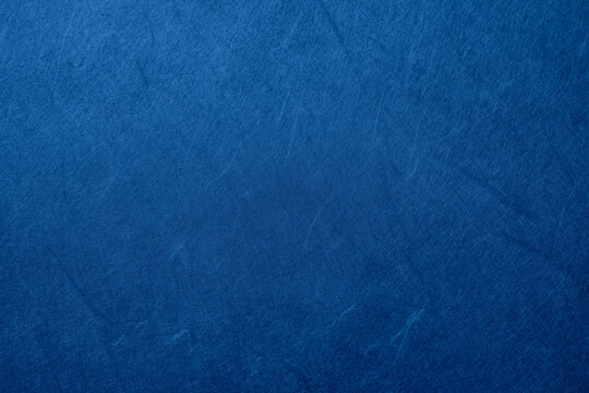 青色の和紙の背景　Blue Japanese washi paper background